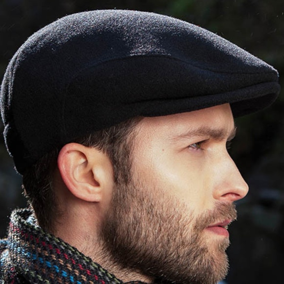 mens cashmere flat caps